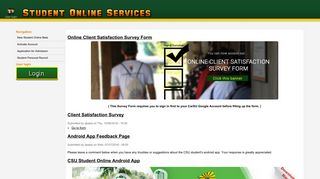 CSU Student Online Services - Caraga State University