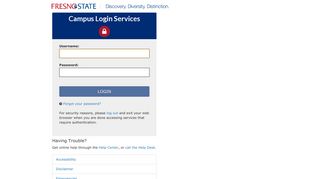 Campus Login Services - CAS – Central Authentication ... - Fresno State