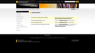 CSULB Library - Research Databases at CSULB