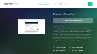 Get Csusa-fl.powerschool.com news - Student and Parent Sign In