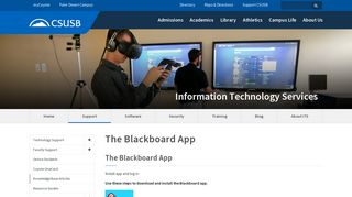 The Blackboard App | CSUSB