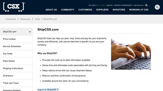 ShipCSX.com - CSX.com