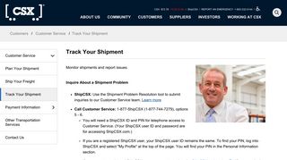 Track Your Shipment - CSX.com