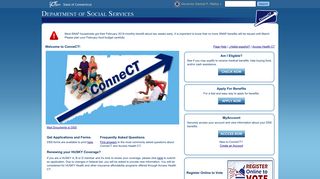 Connecticut Department of Social Services - ConneCT - CT.gov