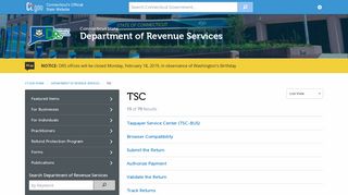 TSC - CT.gov