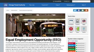 CTA Equal Employment Opportunity - CTA