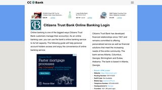 Citizens Trust Bank Online Banking Login - CC Bank