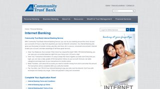Internet Banking › Community Trust Bank