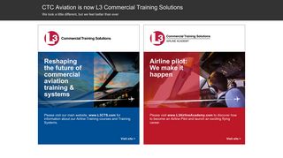 CTC Aviation is now L3 Commercial Training Solutions