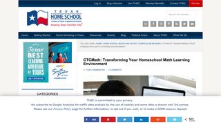 CTCMath: Transforming Your Homeschool Math Learning Environment