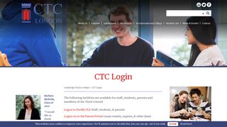CTC Login | College Croydon - Cambridge Tutors College