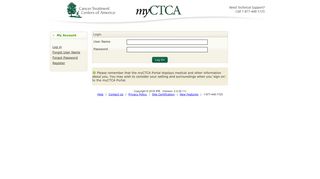 Log On - myCTCA Portal