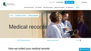 Patient Medical Records and History Information | CTCA