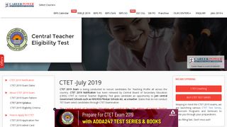 CTET 2018 Notification, Exam Date, Exam Pattern - Career Power