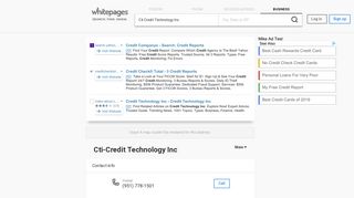 Cti-Credit Technology Inc in Riverside, CA | Whitepages