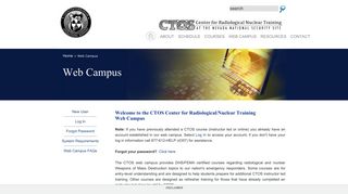 Web Campus - CTOS - Center for Rad/Nuc Training at the Nevada ...