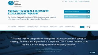 CTP - Certified Treasury Professional - Sponsored by AFP
