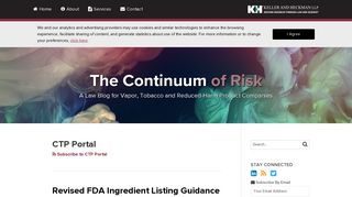 CTP Portal | The Continuum of Risk