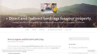 How to register and list hotel with Ctrip – + Direct and Indirect ...