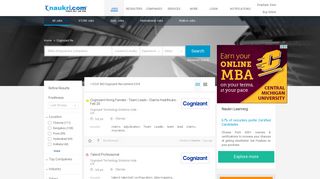 Cognizant Careers - Jobs in Cognizant - Naukri.com