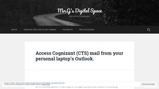 76 thoughts on “Access Cognizant (CTS) mail ... - Mr.G's Digital Space