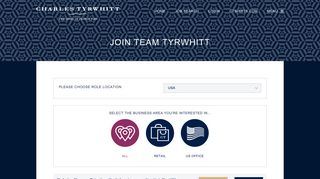 Join Team Tyrwhitt | Charles Tyrwhitt - The Home of Proper Jobs