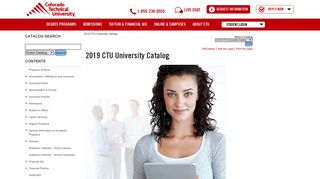 2019 CTU University Catalog - Colorado Tech Course Catalog - CTU ...