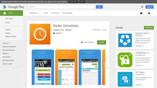 Radar Schedules - Apps on Google Play
