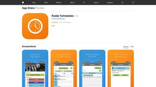 Radar Schedules on the App Store - iTunes - Apple