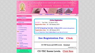 CU-TEP - Chulalongkorn University Academic Testing Center