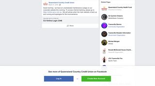 Queensland Country Credit Union - Facebook