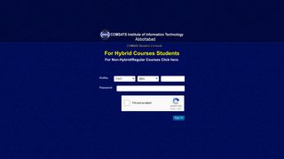 COMSIS :: Student Login