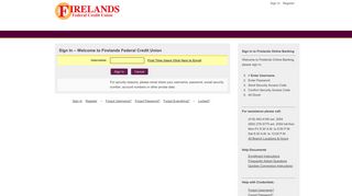 Firelands Online Banking - Firelands Federal Credit Union