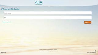 Welcome to Mobile Banking - CUA