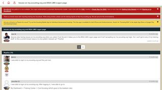 Issues on my.scouting.org and BSA LMS Logon page - Scoutbook