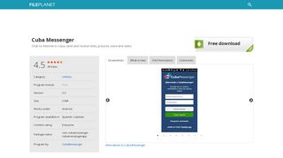 Cuba Messenger (APK) - Free Download - FilePlanet