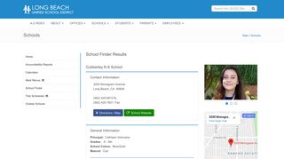 School Information - Cubberley (30) - Long Beach Unified School District