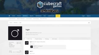 login | CubeCraft Games