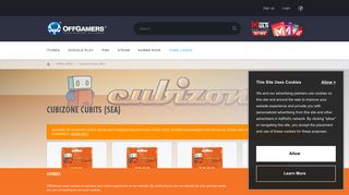 Buy Cubizone Cubits (SEA) - OffGamers Online Game Store