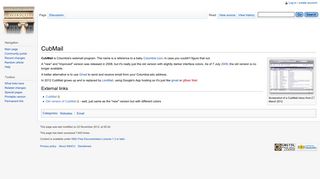 CubMail - WikiCU, the Columbia University wiki encyclopedia