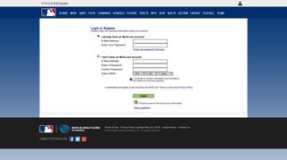 Account Management - Login/Register | Chicago Cubs - MLB.com