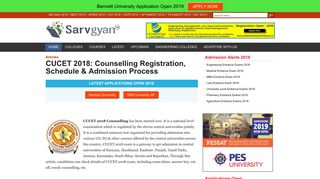 CUCET 2018: Counselling Registration, Schedule & Admission Process