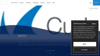 Get Your Documents Signed Using CudaSign, formerly SignNow ...