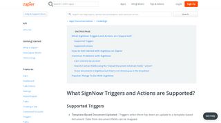 CudaSign - Integration Help & Support | Zapier