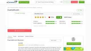 CUEMATH.COM - Reviews | online | Ratings | Free - MouthShut.com