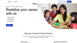 Work From Home Math Teacher/Tutor Jobs | Part Time ... - Cuemath