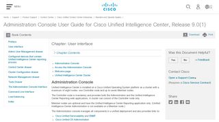 Administration Console User Guide for Cisco Unified Intelligence ...