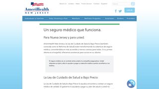 espanol - AmeriHealth NJ