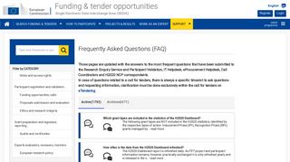 H2020 - Funding & tenders - europa.eu