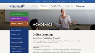 Online Learning | Cumberland County College